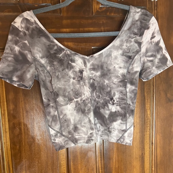 lululemon athletica Tops - lululemon athletica Black and Gray Bodysuit